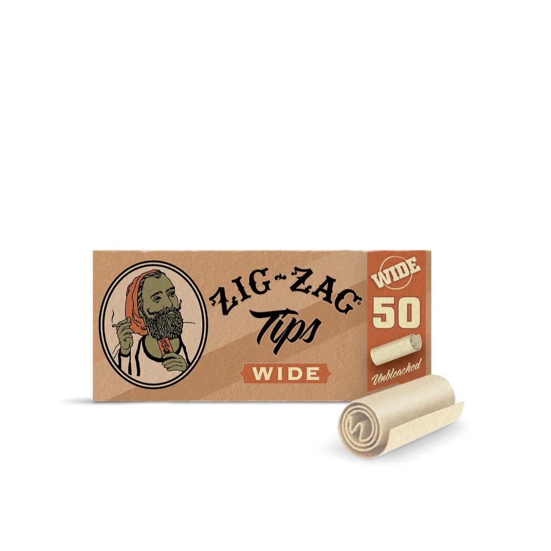 Zig Zag Wide Tips - 50 Pack