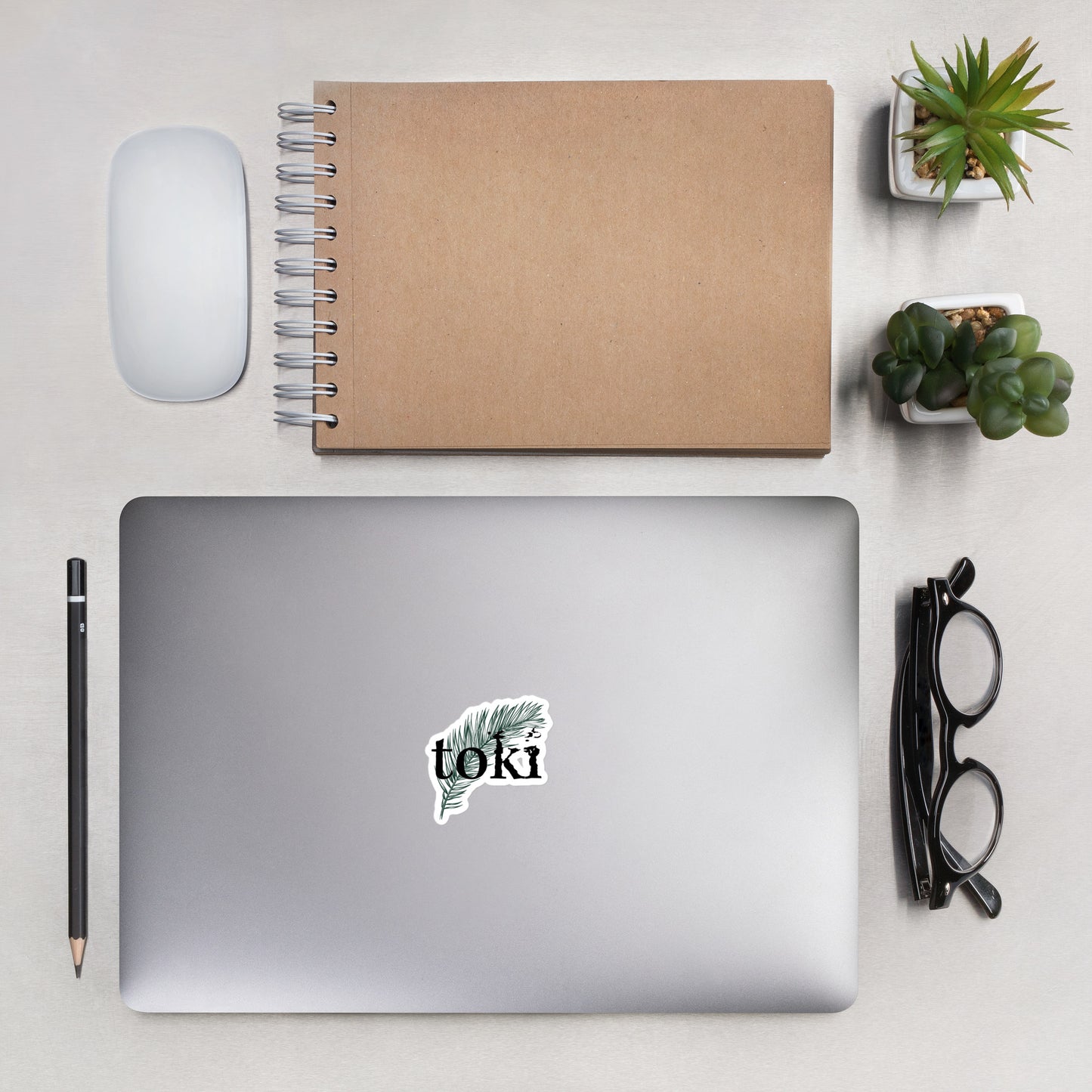 Toki Palm Leaf Vinyl Sticker