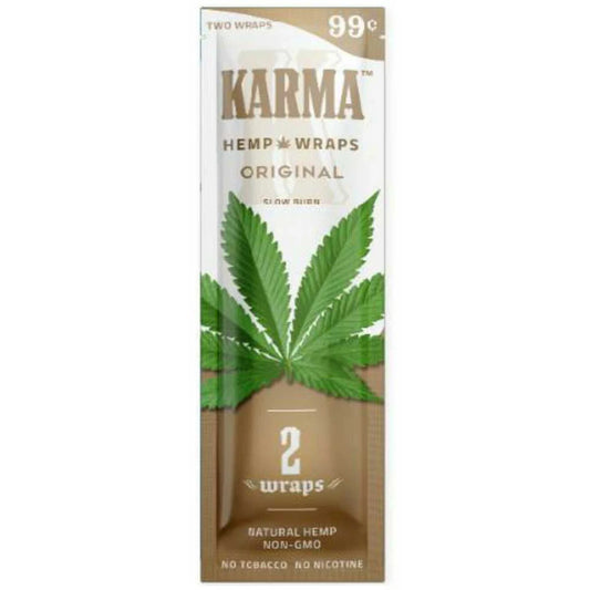 Karma Hemp Blunt Wraps - 2 Pack