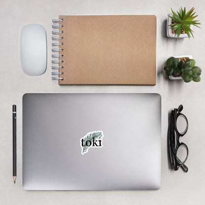 Toki Palm Leaf Vinyl Sticker